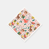 クリスマスおもしろい スタンダードカクテルナプキン (角)