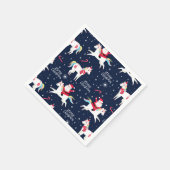 クリスマスおもしろい スタンダードカクテルナプキン (角)