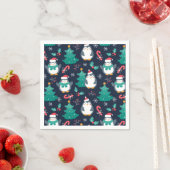 クリスマスおもしろい スタンダードカクテルナプキン (インサイチュ)