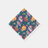 クリスマスおもしろい スタンダードカクテルナプキン (角)