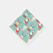 クリスマスおもしろい スタンダードカクテルナプキン (角)
