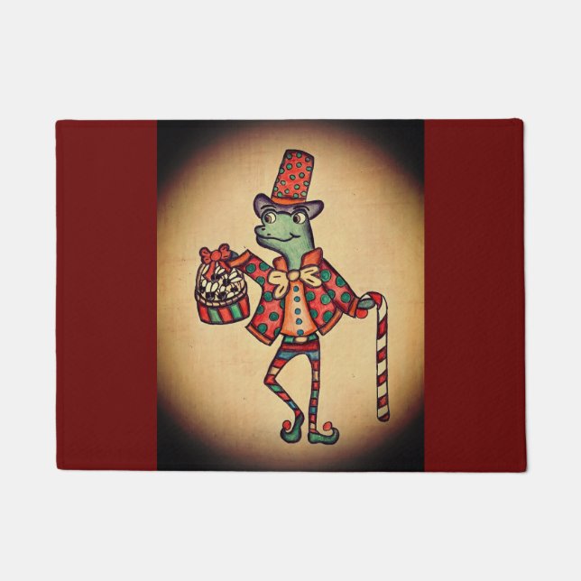 クリスマスおもしろい ドアマット (正面)