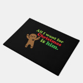 クリスマスおもしろい ドアマット (アングル)