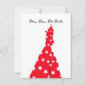 クリスマスおもしろい ノートカード (正面)