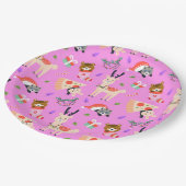 クリスマスおもしろい ペーパープレート (アングル)