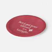 クリスマスおもしろい ペーパープレート (アングル)