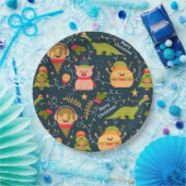 クリスマスおもしろい ペーパープレート (パーティー)