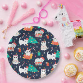 クリスマスおもしろい ペーパープレート (パーティー)