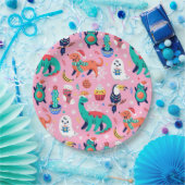 クリスマスおもしろい ペーパープレート (パーティー)