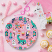 クリスマスおもしろい ペーパープレート (パーティー)