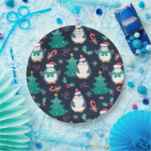 クリスマスおもしろい ペーパープレート (パーティー)