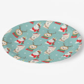 クリスマスおもしろい ペーパープレート (アングル)