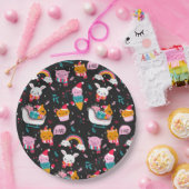 クリスマスおもしろい ペーパープレート (パーティー)