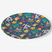 クリスマスおもしろい ペーパープレート (アングル)