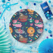 クリスマスおもしろい ペーパープレート (パーティー)