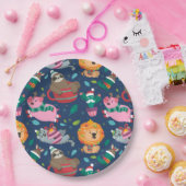 クリスマスおもしろい ペーパープレート (パーティー)