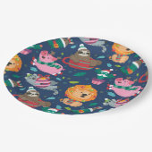 クリスマスおもしろい ペーパープレート (アングル)