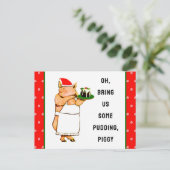 クリスマスおもしろい ポストカード (スタンド正面)