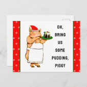 クリスマスおもしろい ポストカード (正面/裏面)