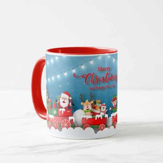 クリスマスおもしろい マグカップ (正面左)
