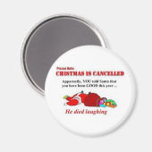 クリスマスおもしろい マグネット (正面/裏面)