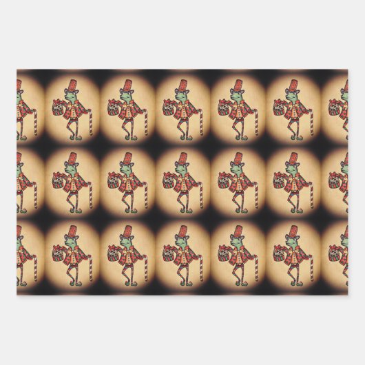 クリスマスおもしろい ラッピングペーパーシート (正面)