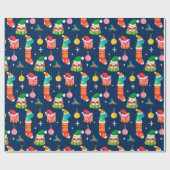 クリスマスおもしろい ラッピングペーパー (フラット)