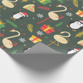 クリスマスおもしろい ラッピングペーパー (角)