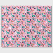 クリスマスおもしろい ラッピングペーパー (フラット)