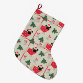 クリスマスおもしろい ラージクリスマスストッキング (正面 (吊り時))