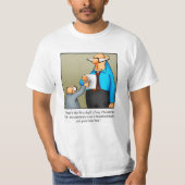 クリスマスおもしろい「リスト」ユーモアTシャツのギフト Tシャツ (正面)