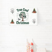 クリスマスおもしろい 横断幕 (インサイチュ)