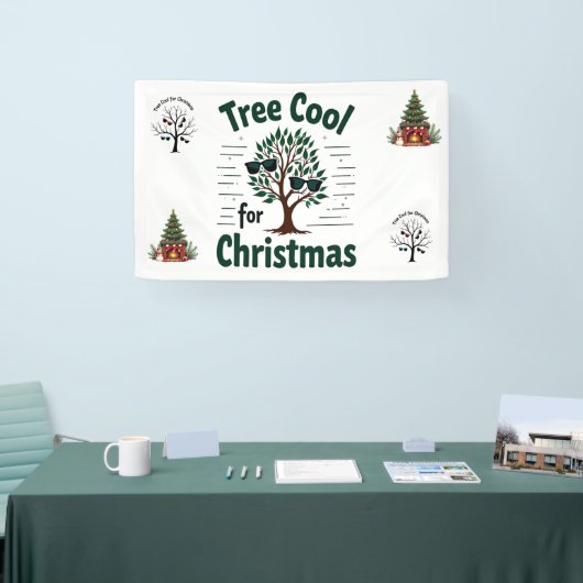 クリスマスおもしろい 横断幕 (トレードショー)