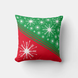 クリスマスおもしろい |雪の分割 クッション