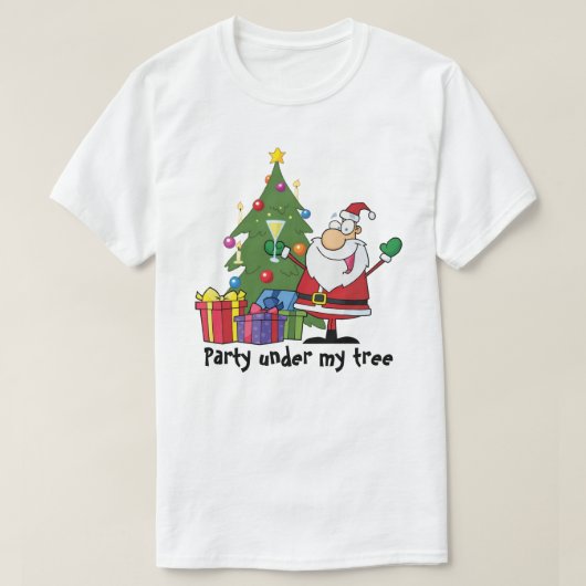 クリスマスおもしろい Tシャツ (デザイン正面)