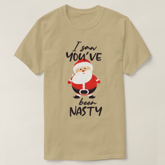 クリスマスおもしろい Tシャツ (デザイン正面)