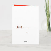 クリスマスおもしろカードメープルリーフカナダ編集可能 シーズンカード (裏面)