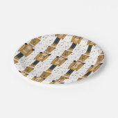 クリスマスおもちゃ兵士のくるみ割りクリスマス ペーパープレート (アングル)