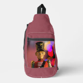 クリスマスおもちゃ兵士フィギュアSlipperyJoeゲイpri スリングバッグ (正面)