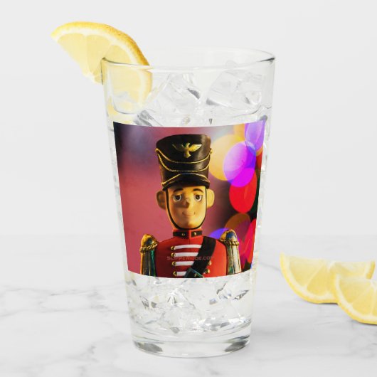 クリスマスおもちゃ兵士フィギュアSlipperyJoeゲイpri タンブラーグラス (アイス正面)