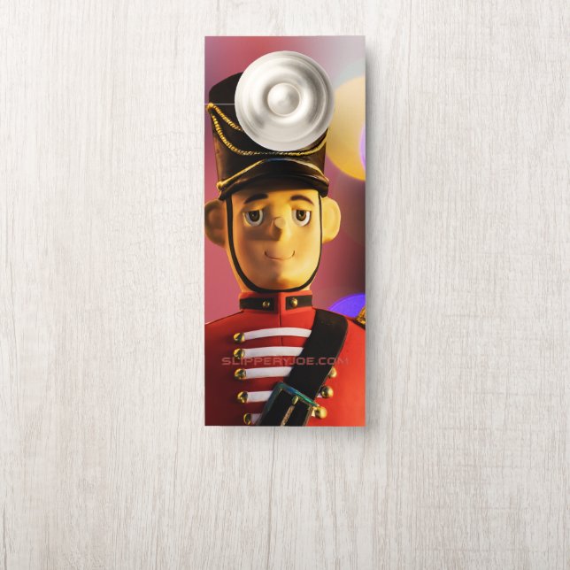 クリスマスおもちゃ兵士フィギュアSlipperyJoeゲイpri ドアノブサイン (ノブ)