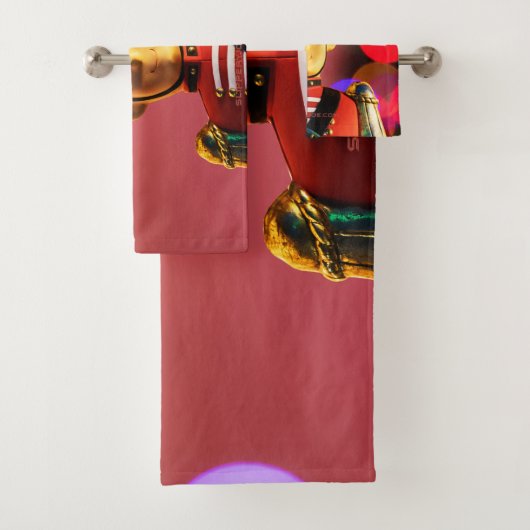 クリスマスおもちゃ兵士フィギュアSlipperyJoeゲイpri バスタオルセット (インサイチュ)