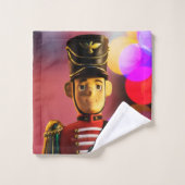 クリスマスおもちゃ兵士フィギュアSlipperyJoeゲイpri バスタオルセット (ウォッシュタオル)