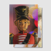 クリスマスおもちゃ兵士フィギュアSlipperyJoeゲイpri ベラム紙招待状 (オフセット (カップル))