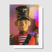 クリスマスおもちゃ兵士フィギュアSlipperyJoeゲイpri ベラム紙招待状 (オフセット)