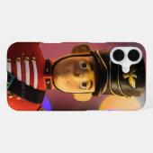 クリスマスおもちゃ兵士フィギュアSlipperyJoeゲイpri iPhoneケース (裏面横)