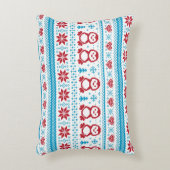 クリスマスおよび冬によって編まれるパターン アクセントクッション (正面(垂直))