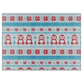 クリスマスおよび冬によって編まれるパターン カッティングボード (正面)