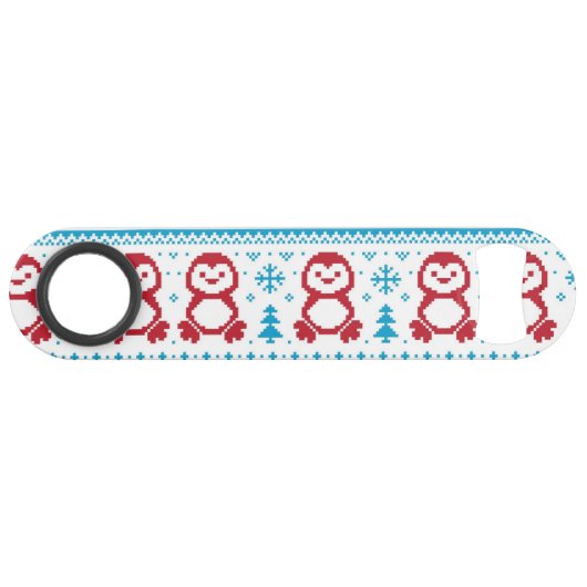 クリスマスおよび冬によって編まれるパターン スピード栓抜き (正面(横))