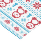 クリスマスおよび冬によって編まれるパターン テーブルクロス (アングル)